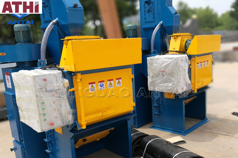 Q324 Tumble rubber belt type shot blasting machine